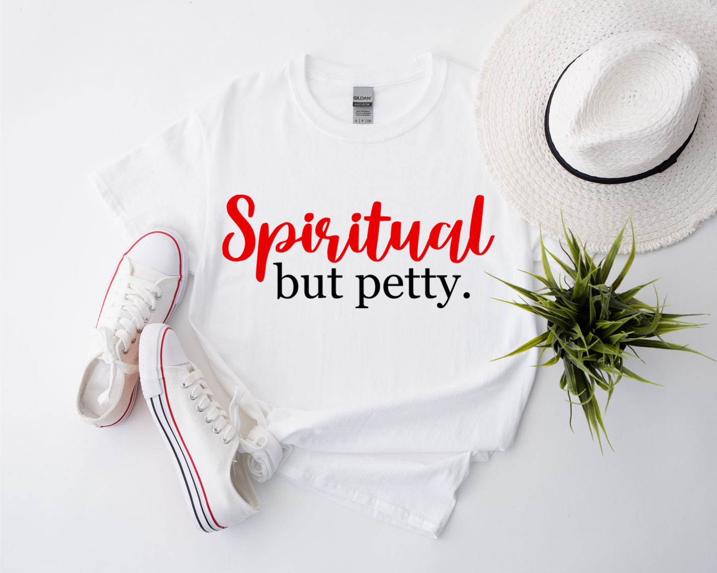 PREORDER SPIRITUAL BUT PETTY TEE